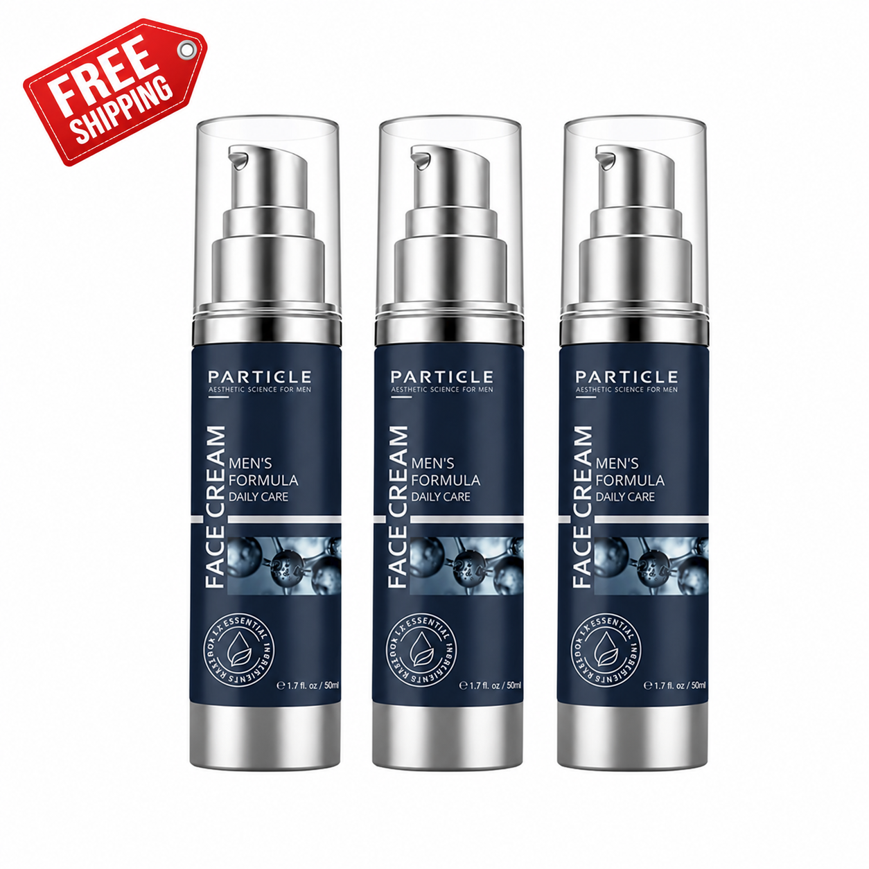 3X Particle Face Cream Men 6 In 1 Anti-Aging Cream Fights Eye Bags Dark Spots
