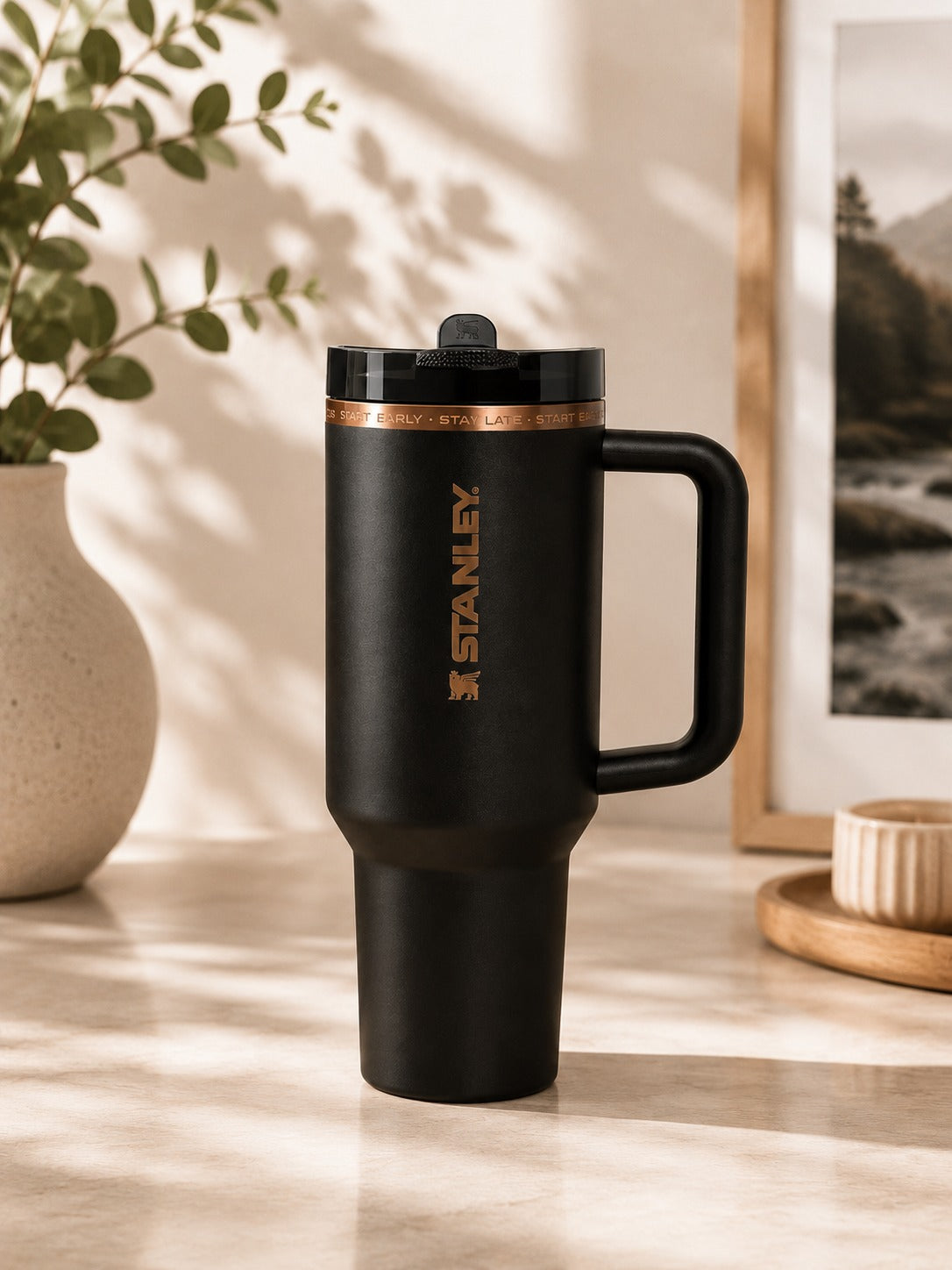 The Messi x Stanley Quencher ProTour Flip Straw Tumbler | 40 OZ Limited Edition.