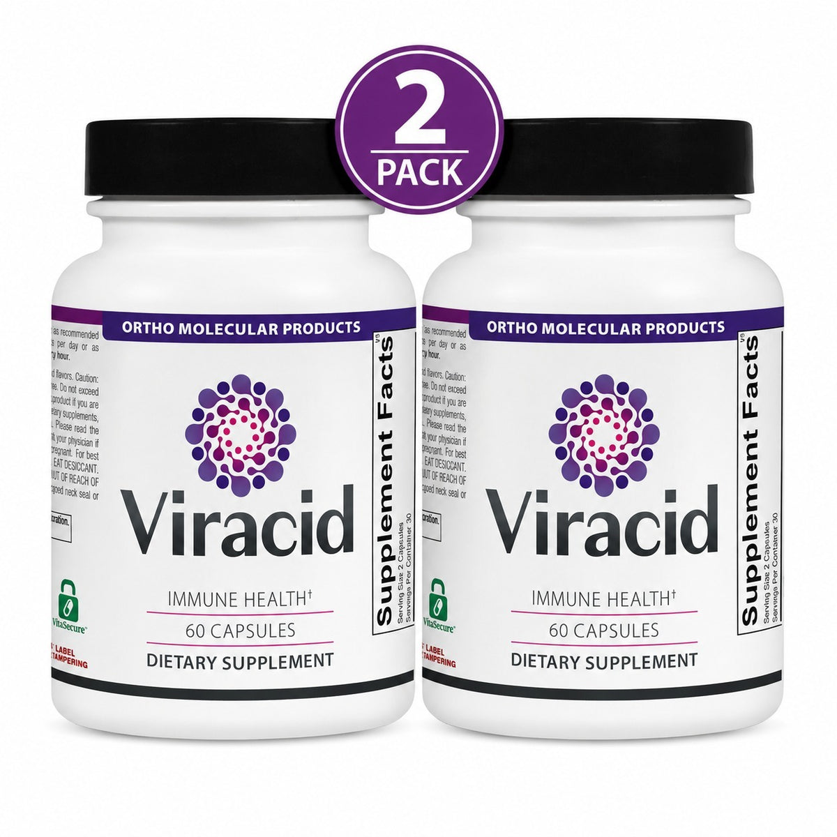 Viracid Immune Support Capsules 60 Count Dietary Supplement