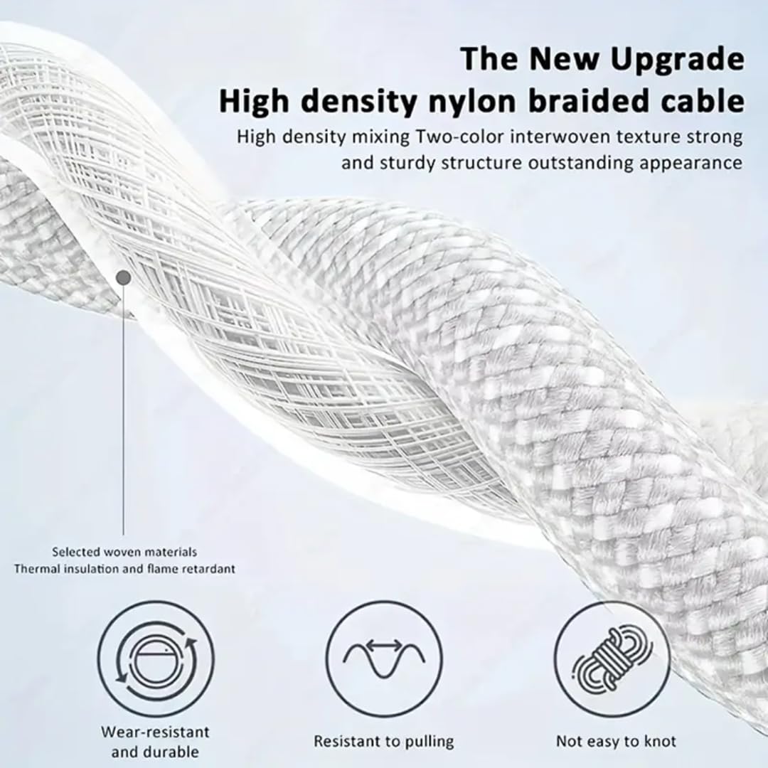 USB C to C Charging Cable 60W Fast Type C to C Charger Cord Long for Apple iPhone 17 Pro Max/17 Air/16 Pro Max/15 Plus, MacBook Pro,iPad 12.9/11 inch/Mini/Air 5/4,Samsung Galaxy