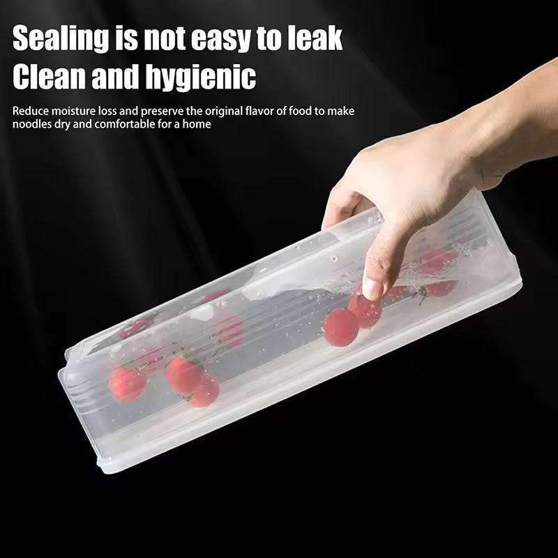 With Lids For Cereal Pasta Vegetables For Kitchen Pantry Organizer Long