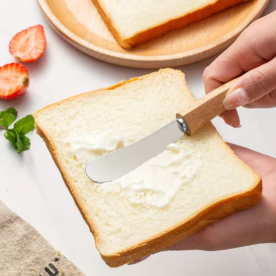 1/2pcs Stainless Steel Butter Knife Western Cutlery Bread Jam Knife