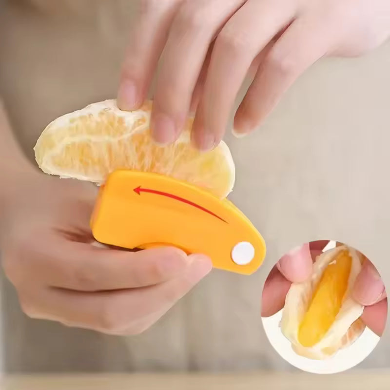 3Pc Portable Orange Peeler Stripper Orange Device Peeling Knife Juice