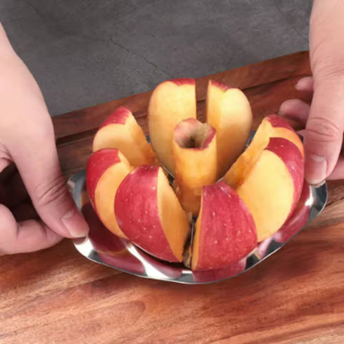 1PCS Stainless steel fruit slicer, apple slicer, 6-point apple slicer