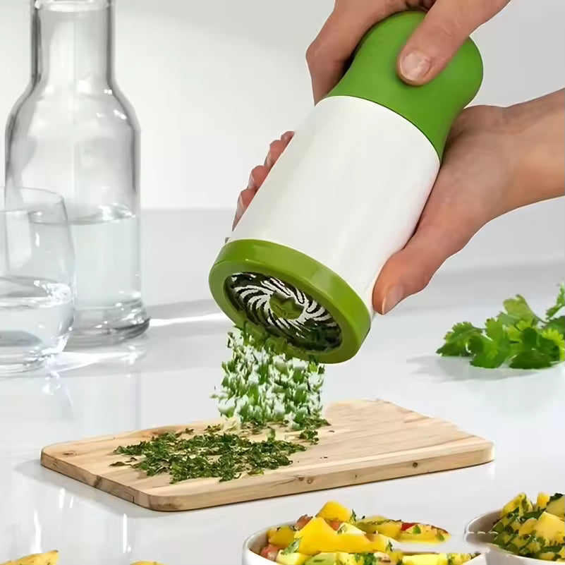 1pc Manual Herb Grinder Spice Mill Parsley Shredder Vegetable Cutter