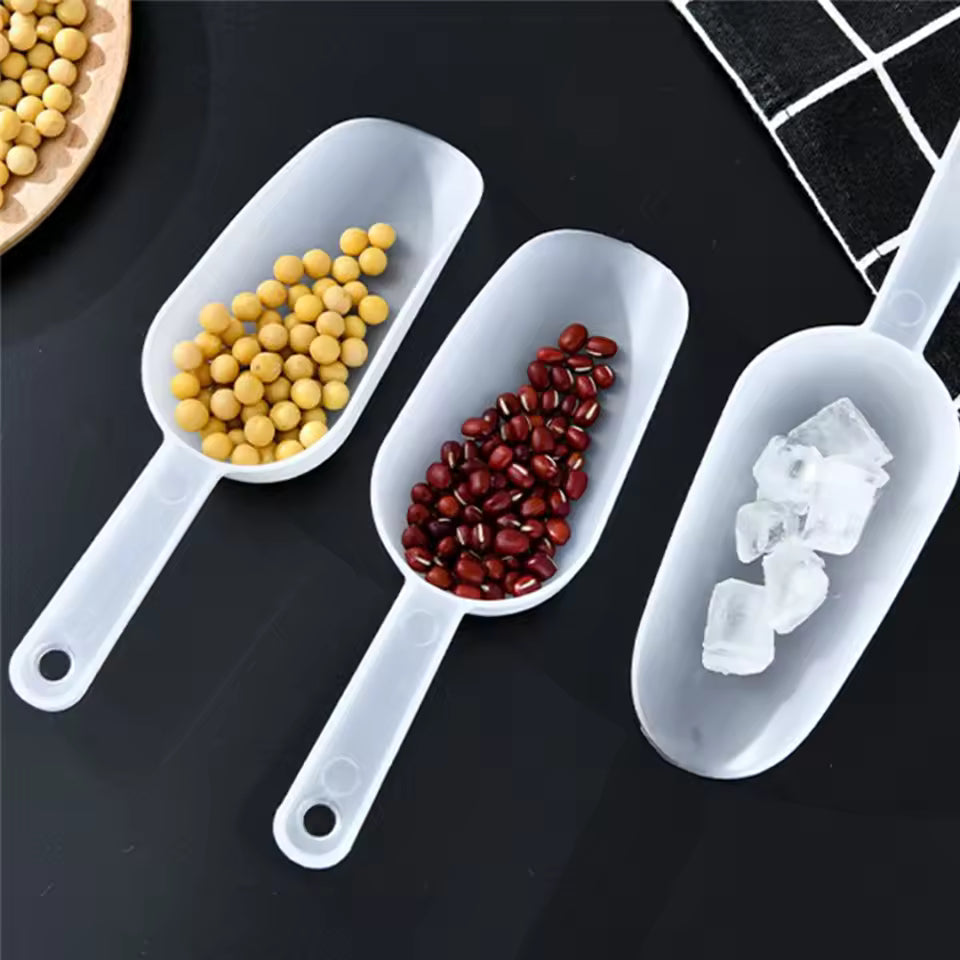 Pcs Clear Grains Shovel Flour Candy Dessert Tea Coffee Scoop Rice Beans