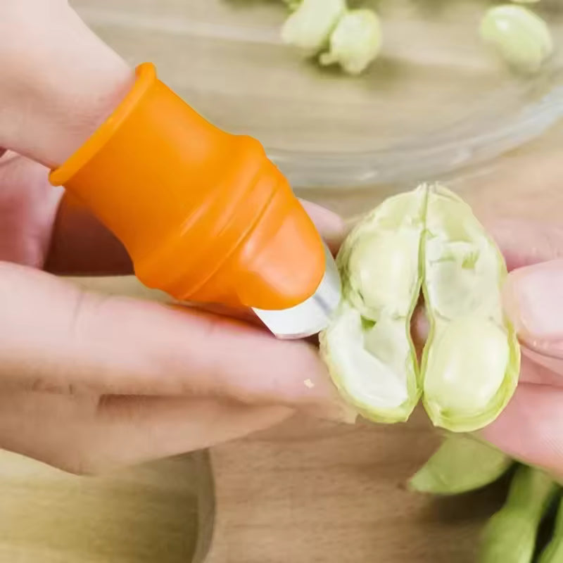 Multifunctional Thumb Knife Finger Cots Set Labor-Saving Picking Tool