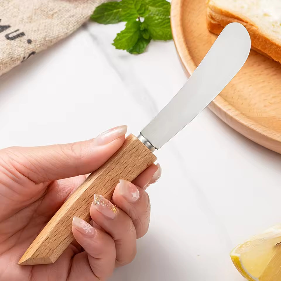 1/2pcs Stainless Steel Butter Knife Western Cutlery Bread Jam Knife