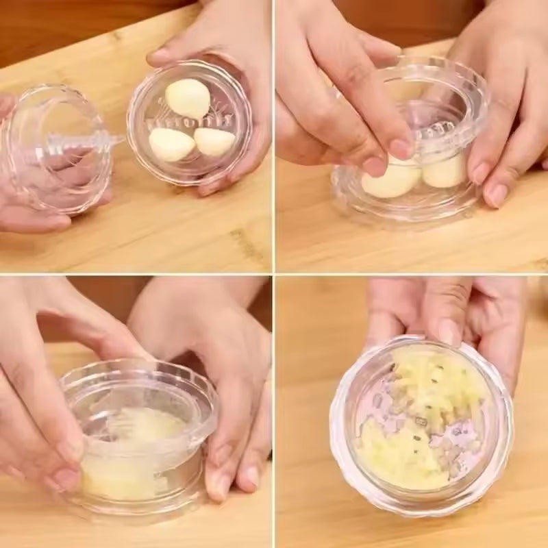 New Kitchen Multifunctional Garlic Crusher Manual Garlic Press Roll
