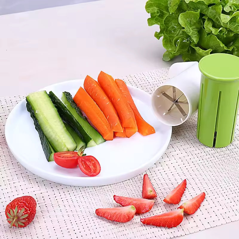Kitchen Gadget Cucumber Strip Cutter Stainless Steel