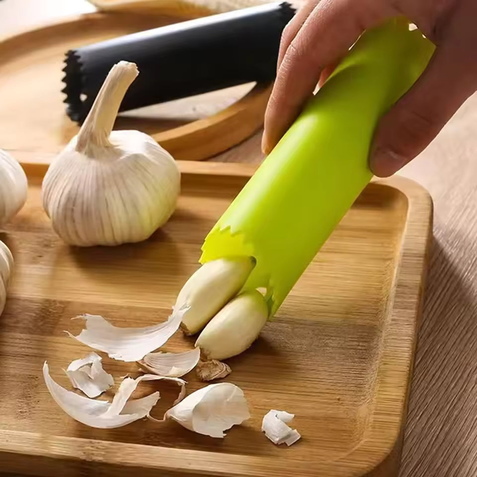 Practical Faster Silicone Garlic Peeler Upgrade Roll Tube Garlic Peels