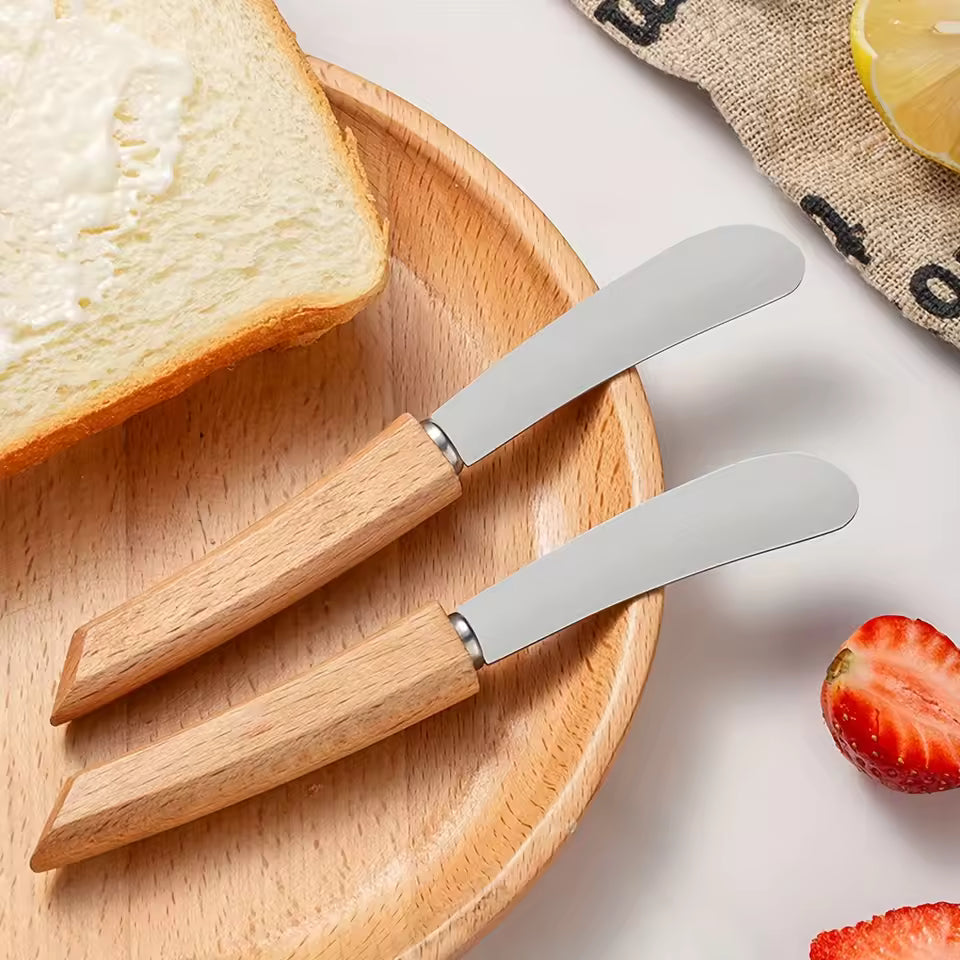 1/2pcs Stainless Steel Butter Knife Western Cutlery Bread Jam Knife