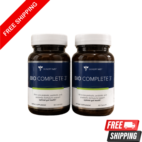 2 PACK Gundry MD Bio Complete 3 Supplement 60 Caps