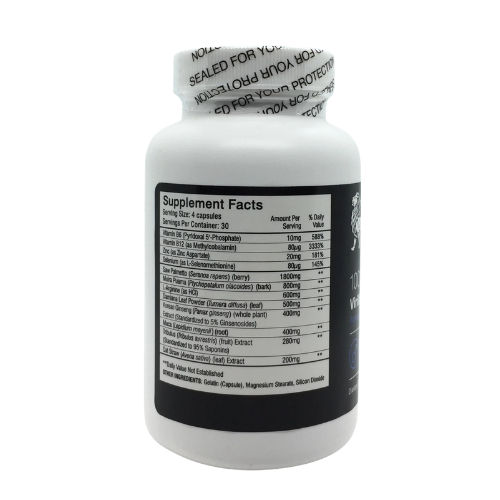 Men's Vitality Support Supplement – Daily Herbal Energy, Stamina & Performance Formula | 120 Capsules