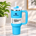 Brand New Stanley 40 oz Quencher H2.0 Tumbler w/box color POOL New