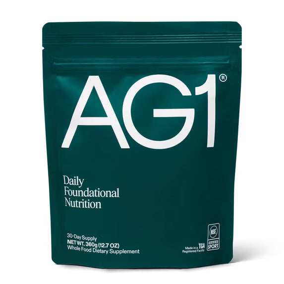 AG1 Athletic Greens Powder Supplement Convenient Daily Nutrition- 30 Days Supply 12.70z