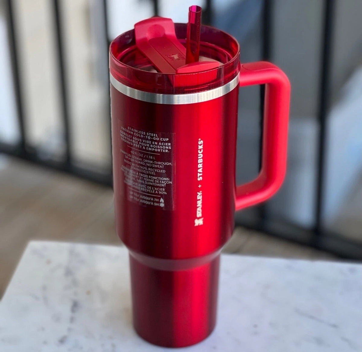 Stanley x Starbucks Holiday Red 40oz Tumbler Cup