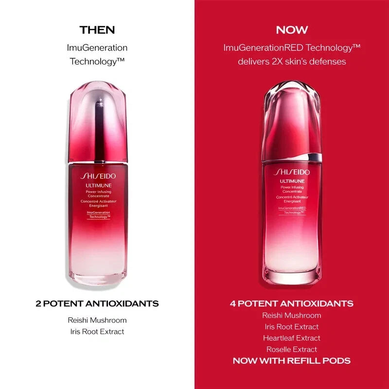 NEW PACKAGG EXP2028 XL SHISEIDO ULTIMUNE Power Infusing Concentrate 3.3oz 100ml