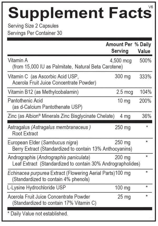 Viracid Immune Support Supplement – 60 Capsules