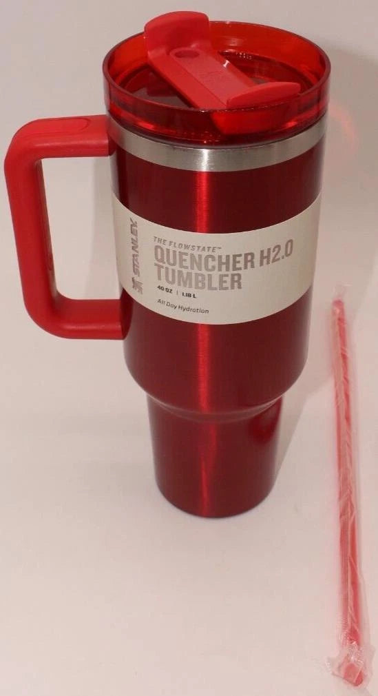 Stanley Starbucks Tumbler Quencher 40oz H2.0 Flowstate Red